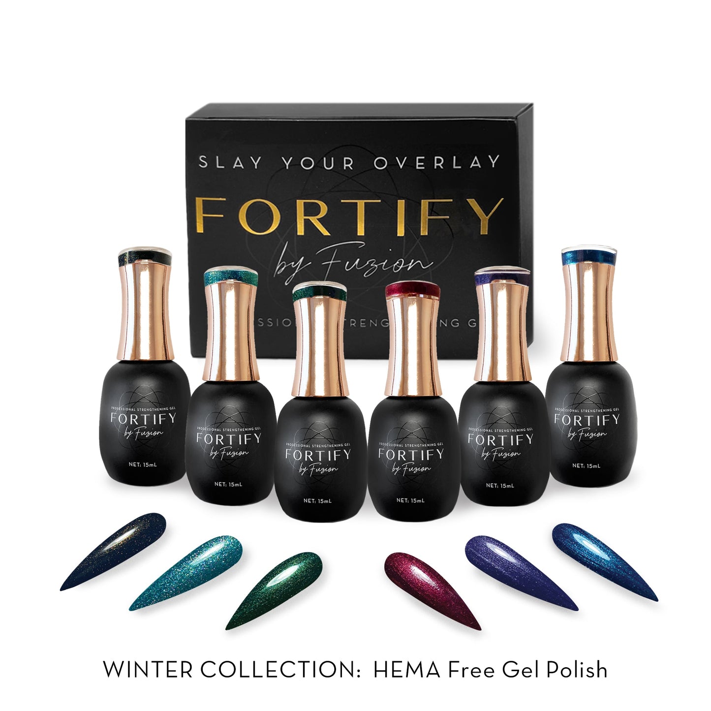 New! Winter HEMA Free Gel Polish Collection | Fortify by Fuzion