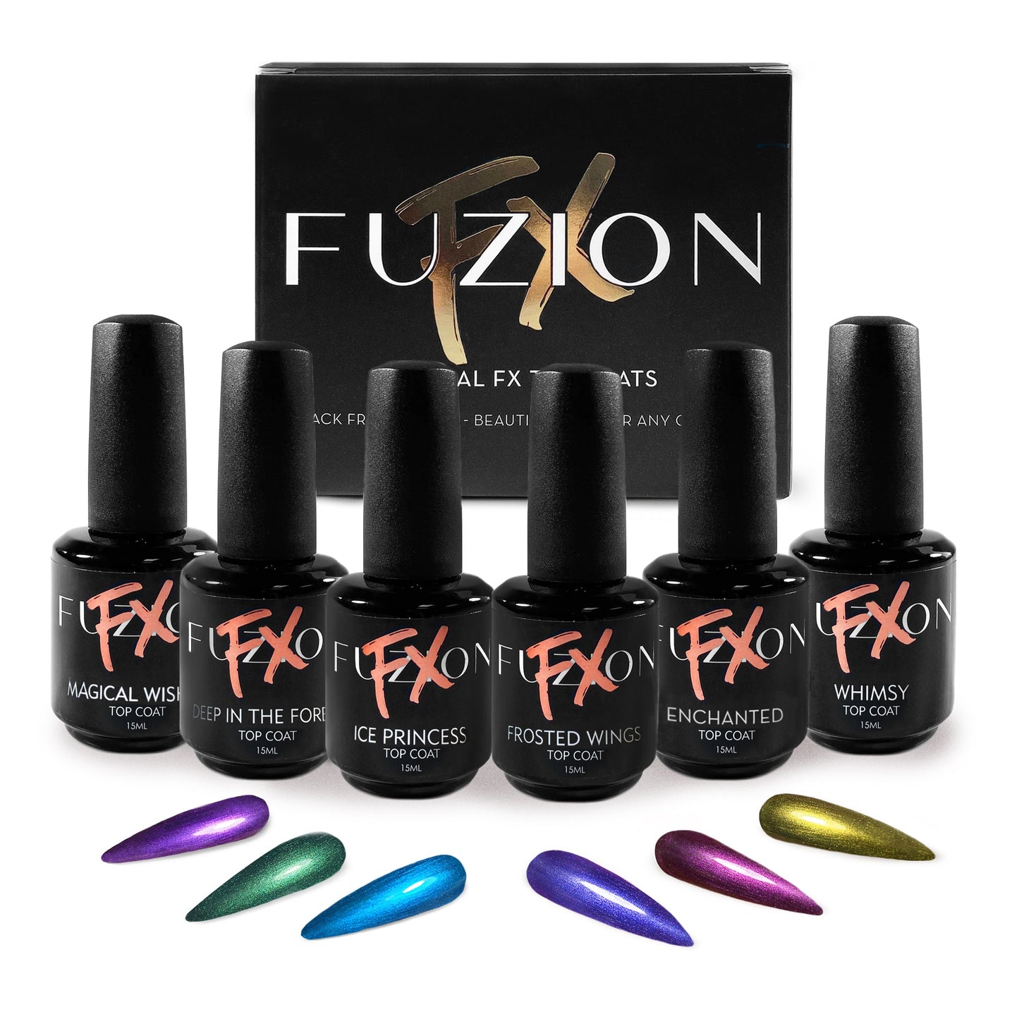 New! Enchanted Forest FX Topcoat Collection | 6 x 15ml