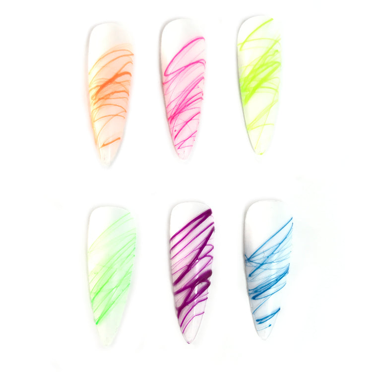 Glowz Neon Spider Gel Collection ~ Summer 2022 | 6 x 8g
