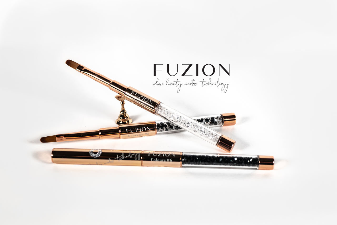 Fuzion Signature Series Gel Brushes and Detailers with Lids