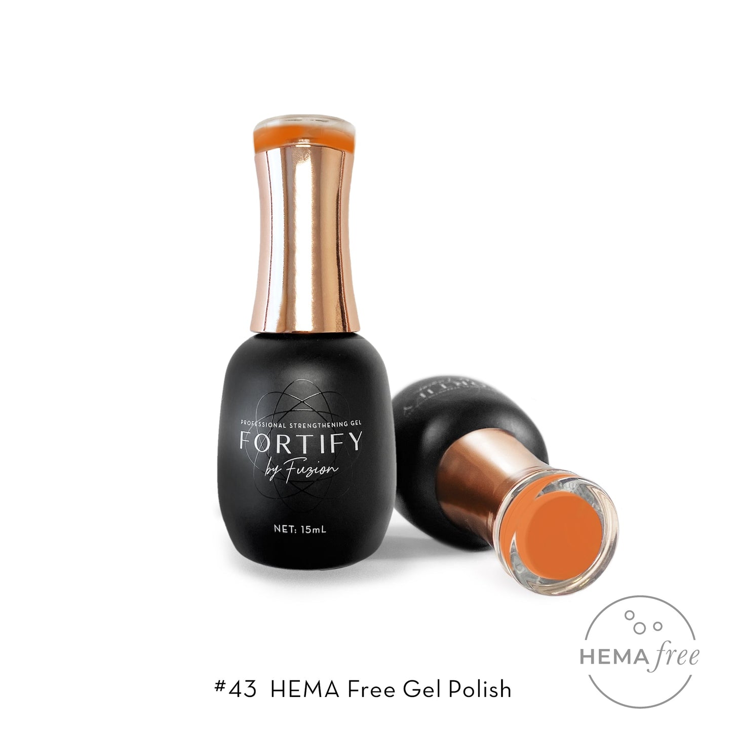 New! Fall HEMA Free Gel Polish | Fortify by Fuzion | Colour 43