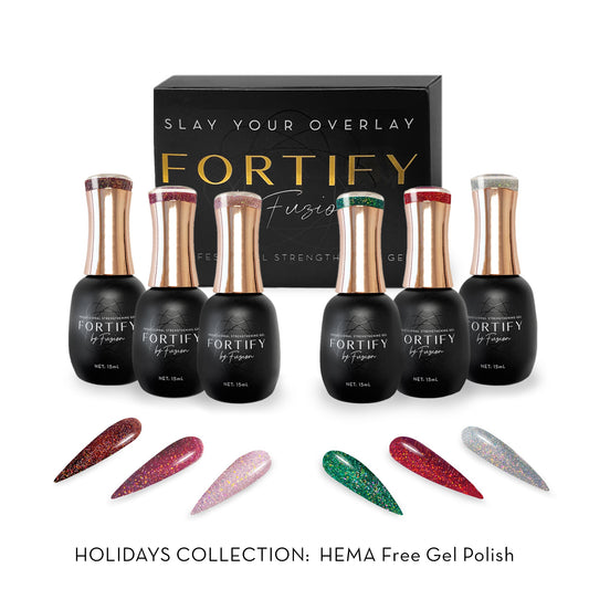 New! Holiday Collection HEMA Free Gel Polish  | Fortify by Fuzion