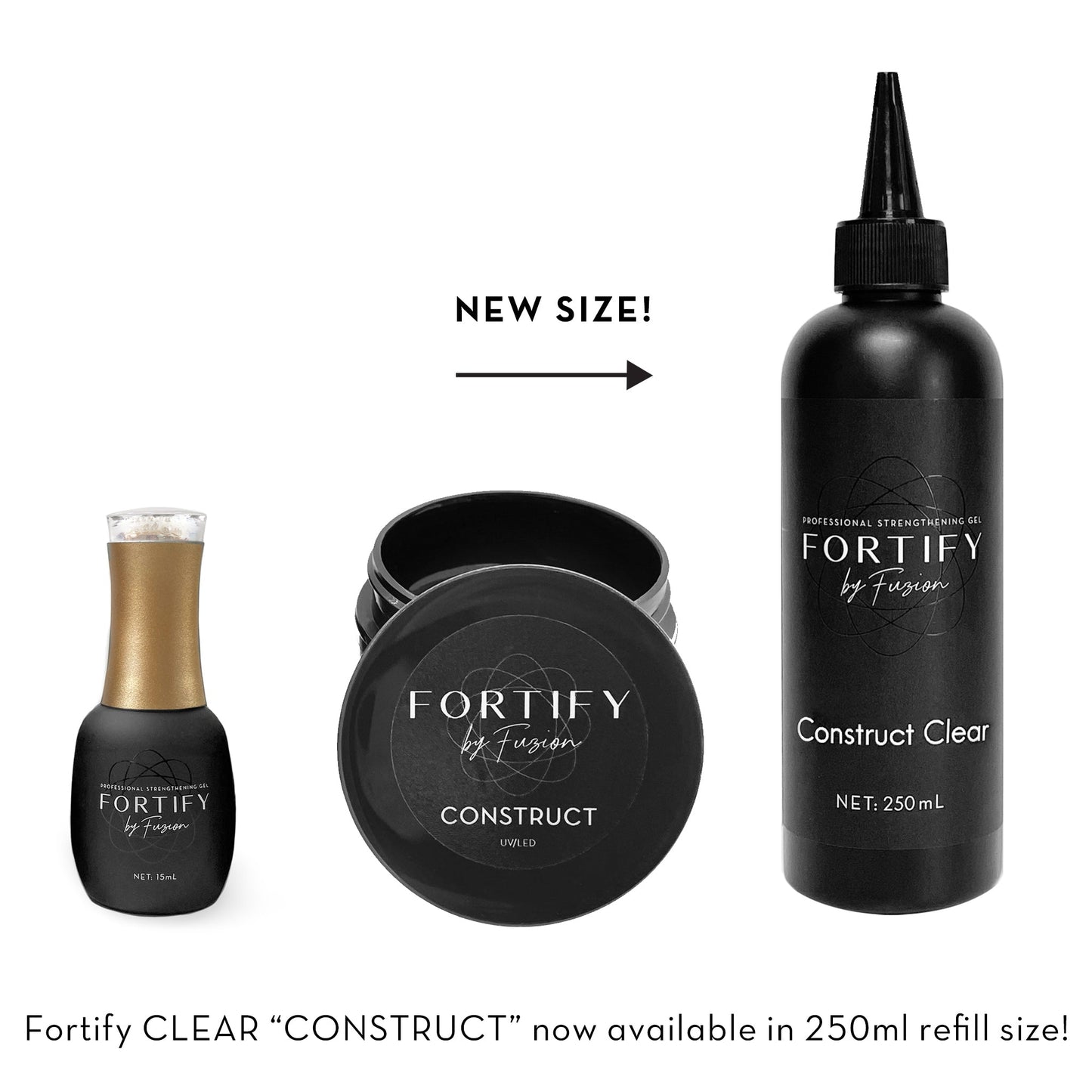 Clear Construct 250ml Refill Size | Fortify by Fuzion